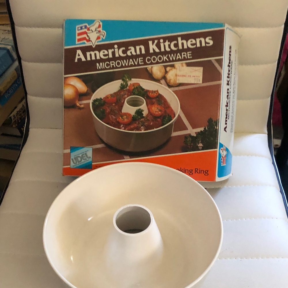 White Microwave Baking Ring
